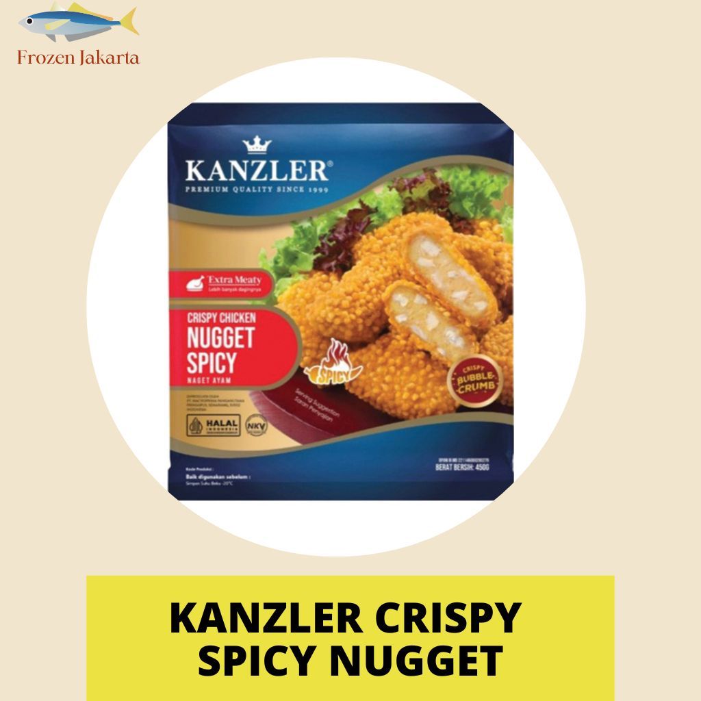 

KANZLER CRISPY SPICY CHICKEN NUGGET FROZEN JAKARTA INSTANT SAMEDAY