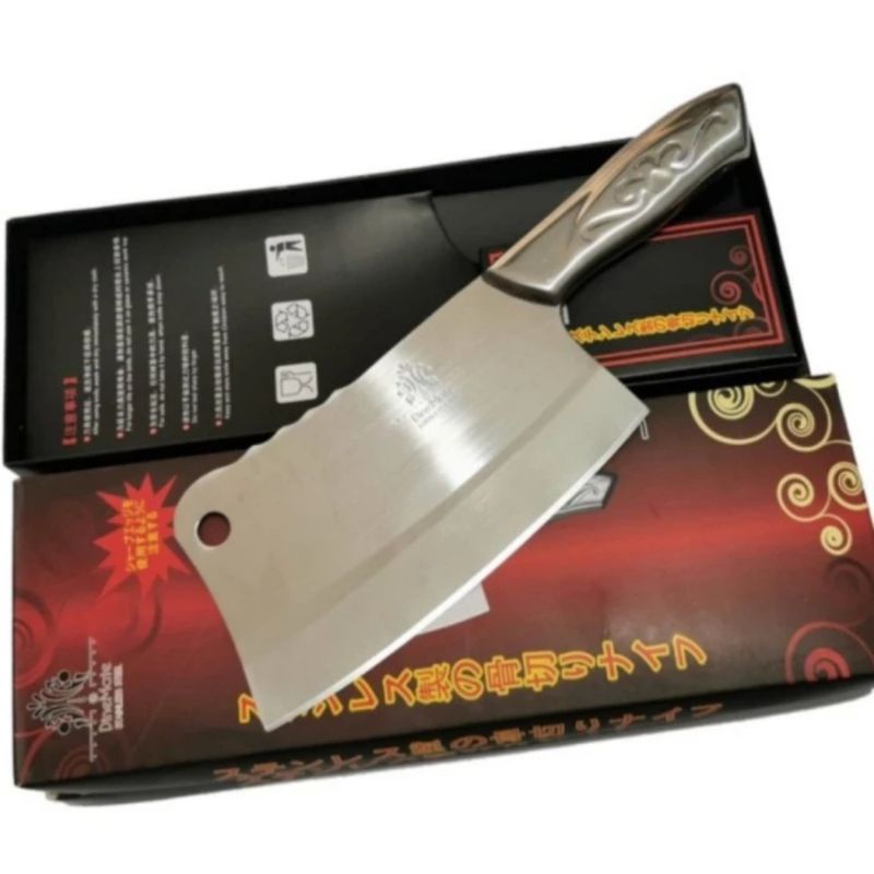 Pisau stainless / Pisau cincang/ pisau Dapur stainless besar/ Pisau Dapur Stainless