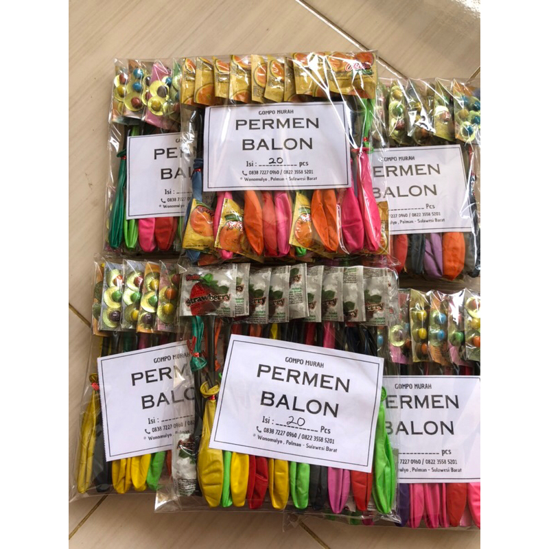 

Paket usaha permen balon