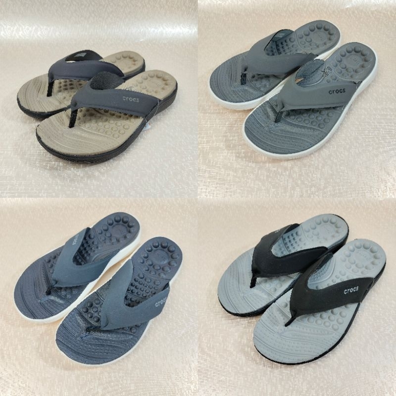 Sandal Crocs Pria / Crocs Reviva Jepit Man /Crocs Reviva Jepit/Sandal Crocs Jepit Pria