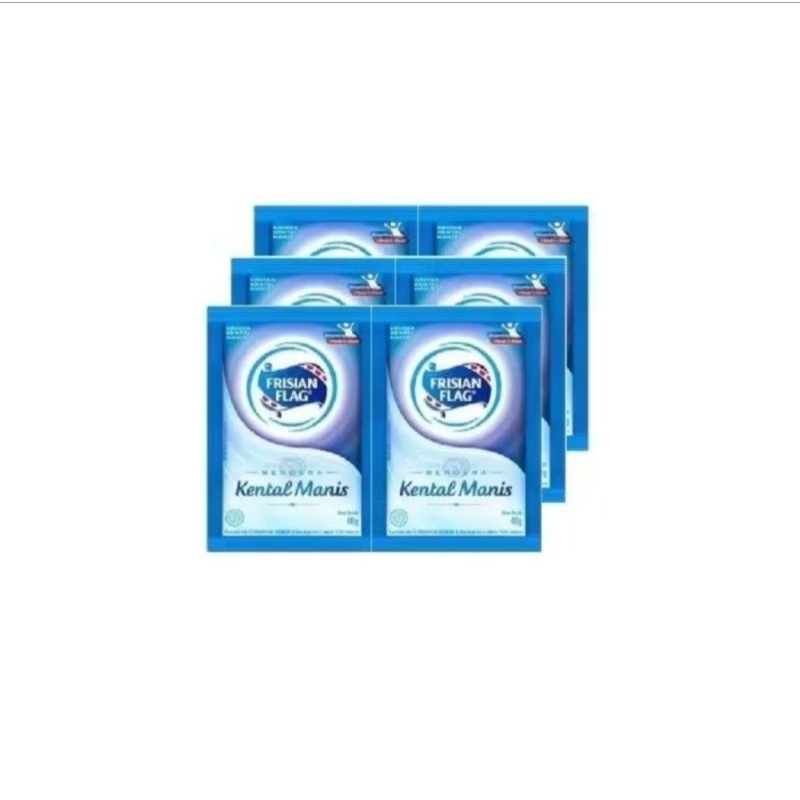 

Susu frisian flag susu indomilk rentengan isi 6 sachet