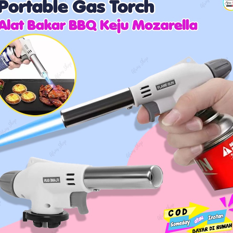 First Order  Portable Gas Torch Alat Peleleh Keju Mozarella dan Bakar Bakar Alat BBQ