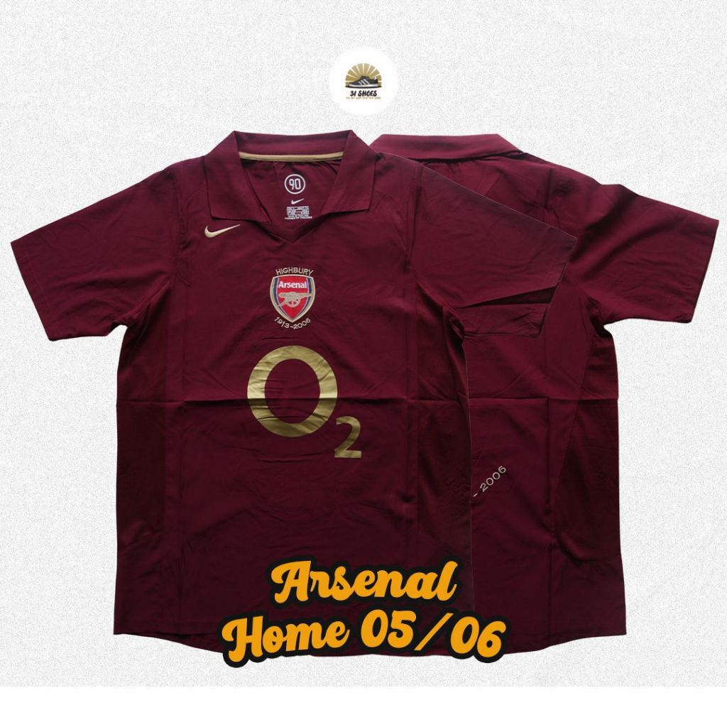 Jersey Retro Arsenal Home 2005/2006