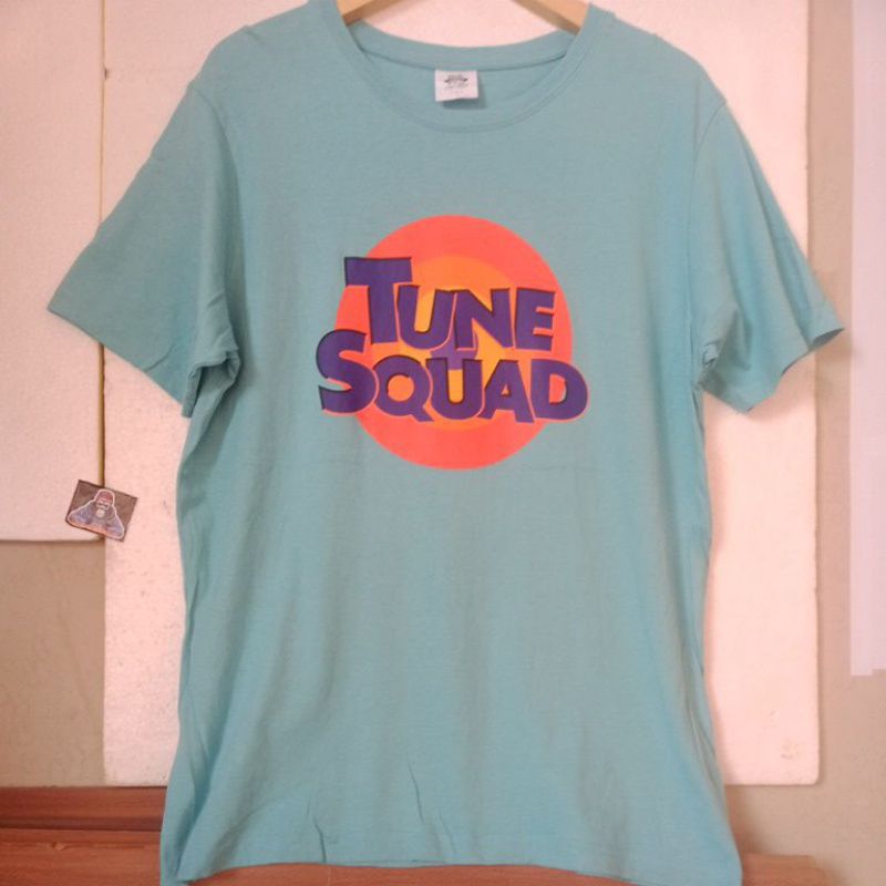 TUNE SQUAD space jam t shirt size L SECOND ORIGINAL