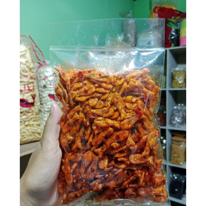 

Kerupuk Ikan Pedas || 200 Gram