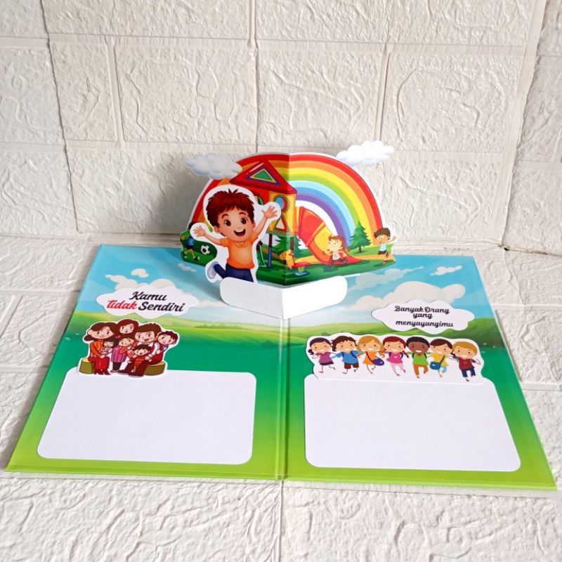 

Custom Pop Up Card Hardcover (tanpa minimum order)