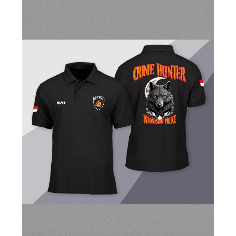 kaos jatanras polo lengan pendek terbaru/crime hunter