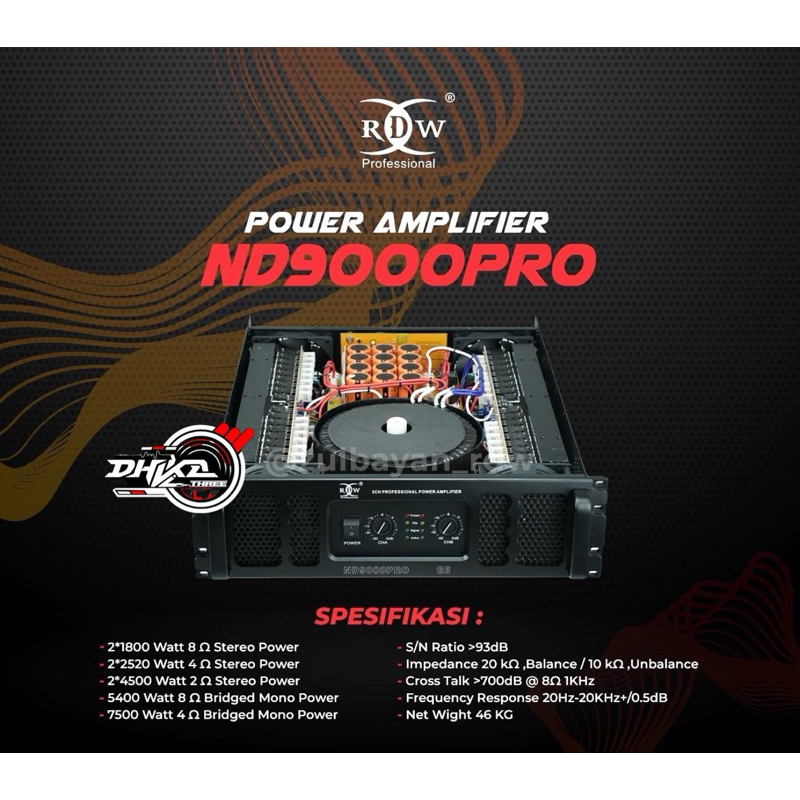 POWER RDW ND9000 PRO CLASS GB / POWER RDW ND9000PRO GB class / Power RDW ND 9000 PRO Gb