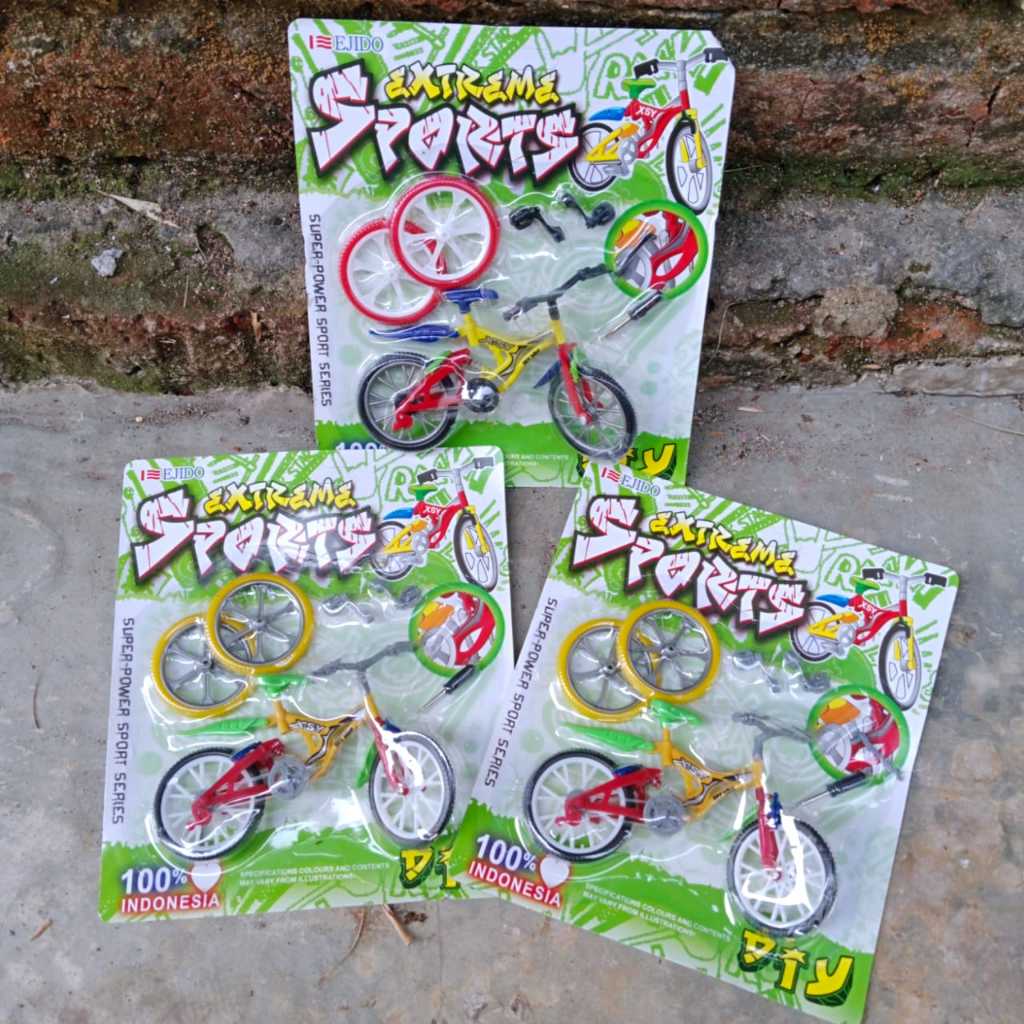 1 SET MINIATUR SEPEDA GOES BMX / MAINAN SEPEDA BMX / SEPEDA BMX EXTREME SPORT