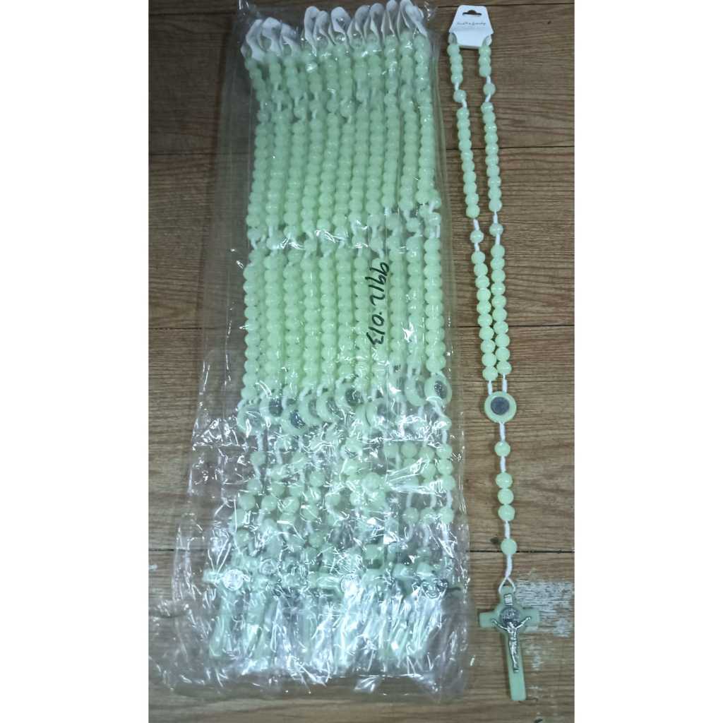 GROSIR KALUNG ROSARIO WARNA HIJAU GIOK ROHANI KRISTIANI