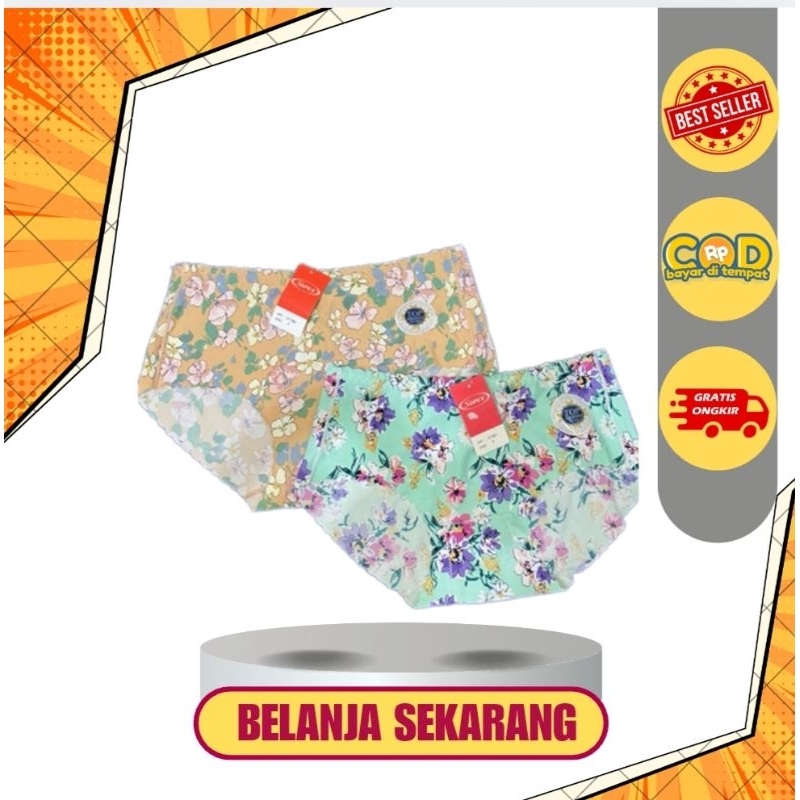 Celana Dalam Wanita Sorex Seamless CD Motif Underwear Model Terbaru