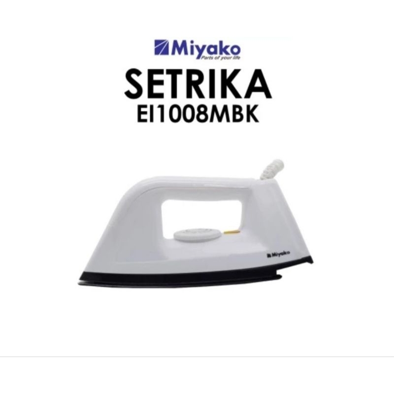 Miyako EI1008MBK Setrika Baju/ Gosokan Baju /Setrika Miyako BATAM