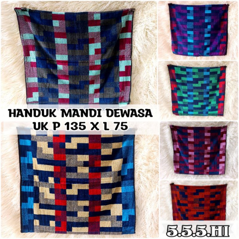 HANDUK/HANDUK MANDI/HANDUK MANDI DEWASA/HANDUK MANDI DEWASA MOTIF/HANDUK MANDI MURAH/HANDUK MANDI LE
