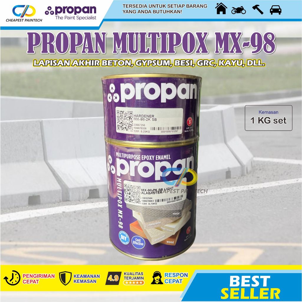 PROPAN CAT LANTAI EPOXY MULTIPOX MX-98 1 LITER