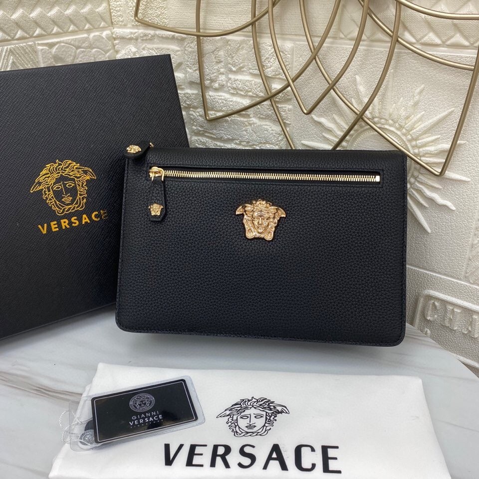 [Boxed] Brand new product Versace clutch bag Men's business clutch bag