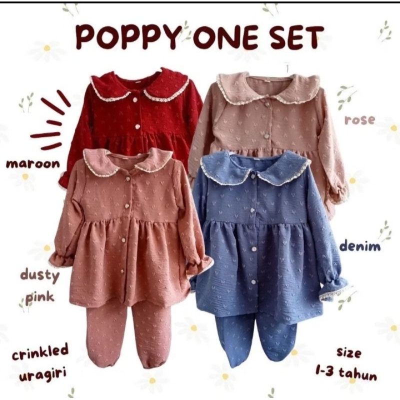 Setelan Baby Popy One Set