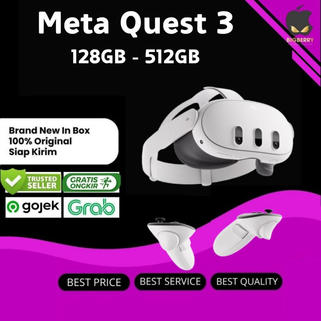 Meta Quest 3 128 GB 256GB 512 GB Virtual Reality VR Metaverse Headset