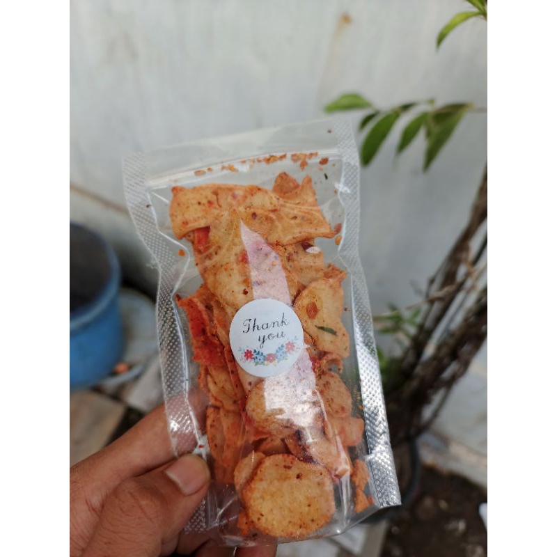 

Basreng Bakso Goreng Tiga Rasa Pedas Asin Original