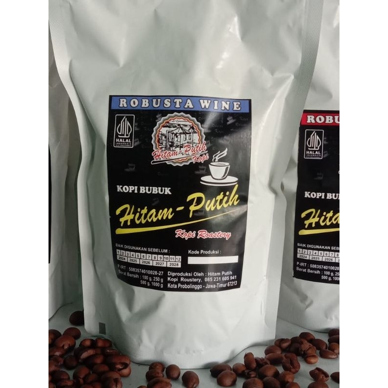 

Robusta Wine Kopi Bubuk 250 Gram.