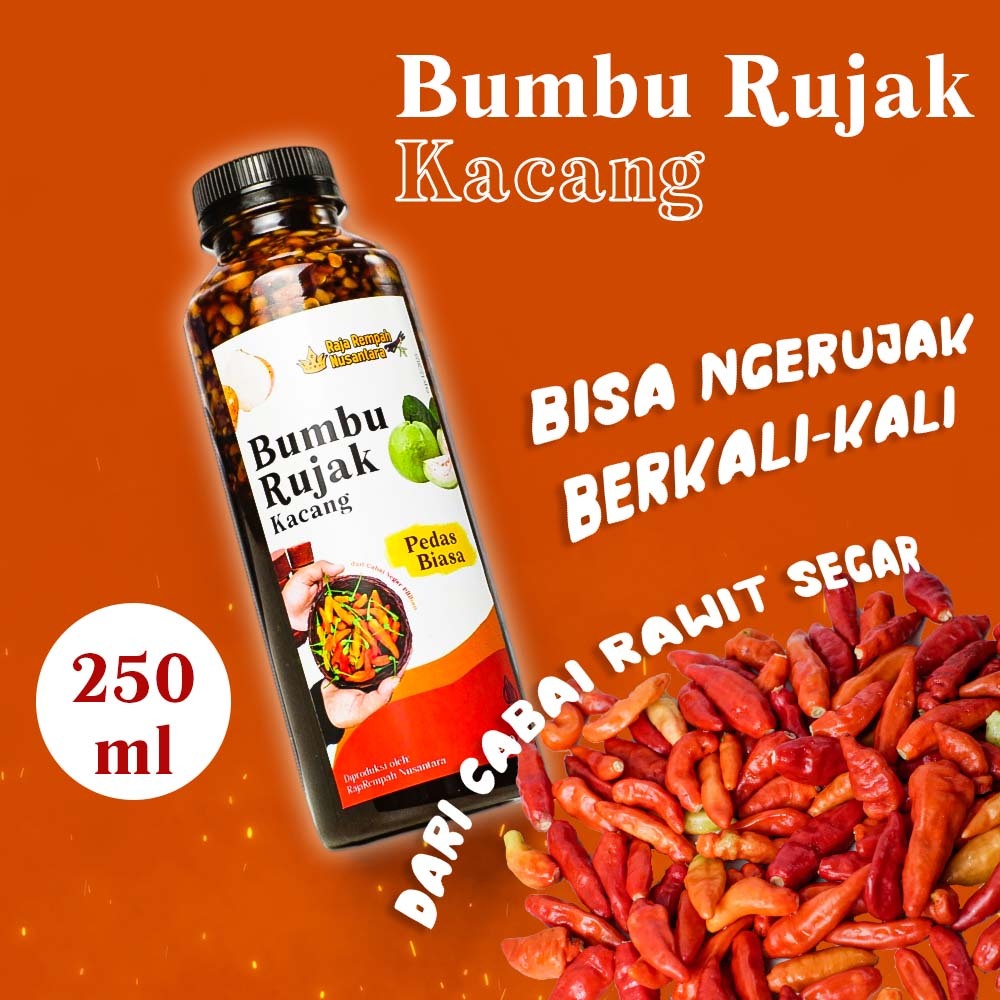 

Bumbu Rujak Kacang - Bumbu Rujak Buah Manis Pedas