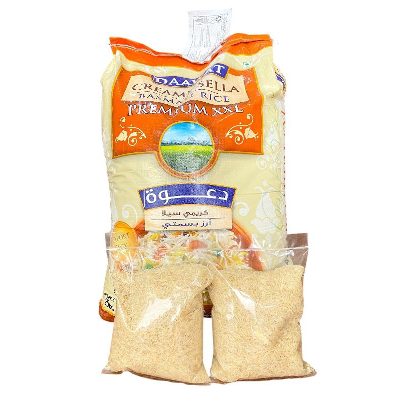 

BERAS BASMATI DAAWAT SELLA CREAMY REPACK 1KG