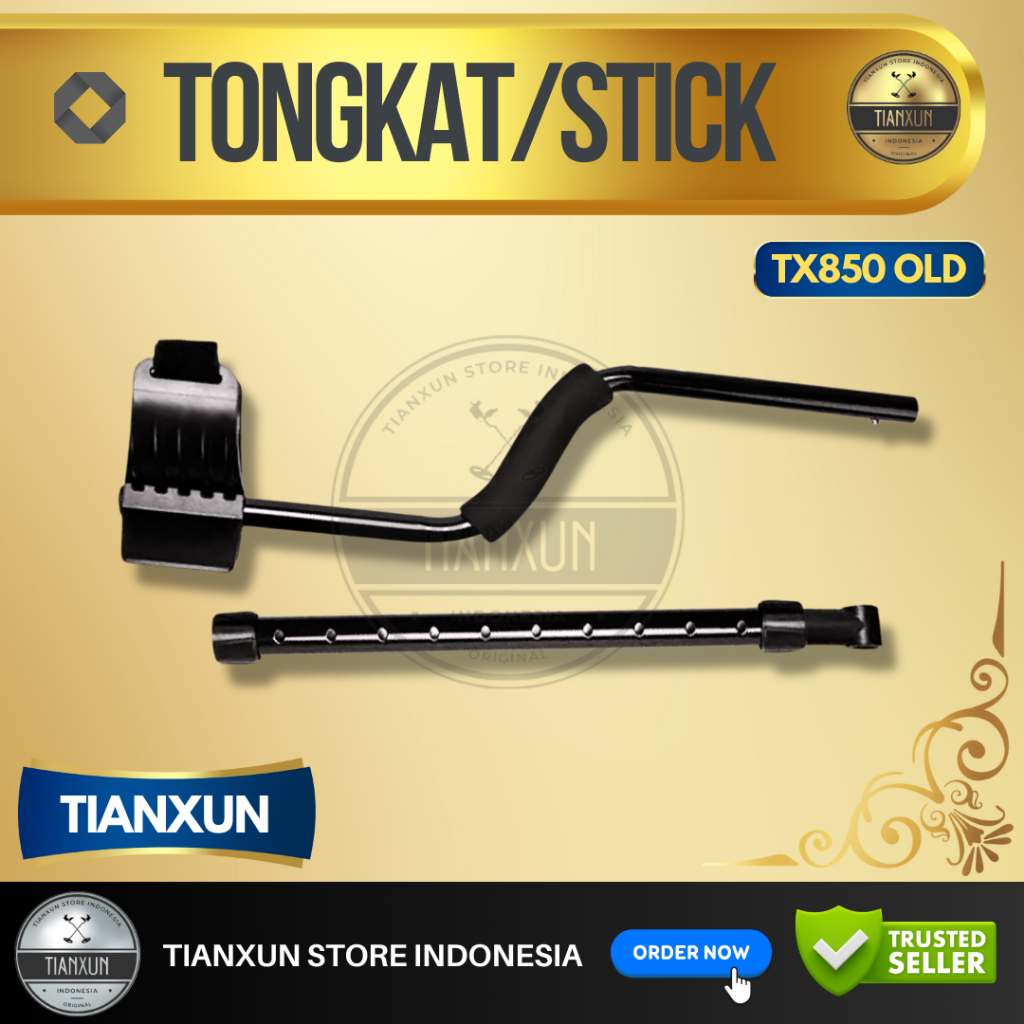 SPAREPART ORIGINAL TONGKAT/ STICK METAL DETECTOR TX850 OLD AKSESORIES METAL DETECTOR TANPA MESIN TX8