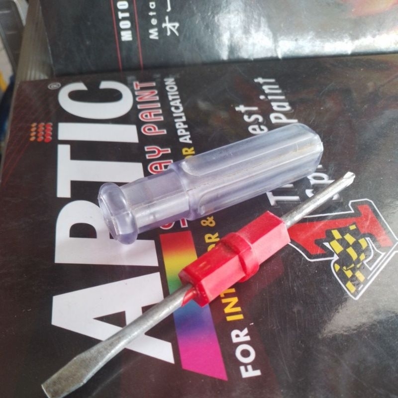 obeng plus minus obeng bolak balik + -