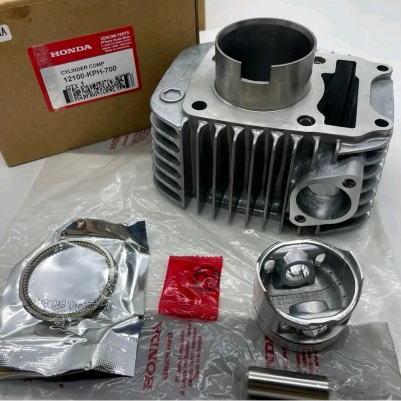 Blok silinder mesin motor Honda Supra X 125, Karisma, Kirana, komponen pengganti standar pabrikan