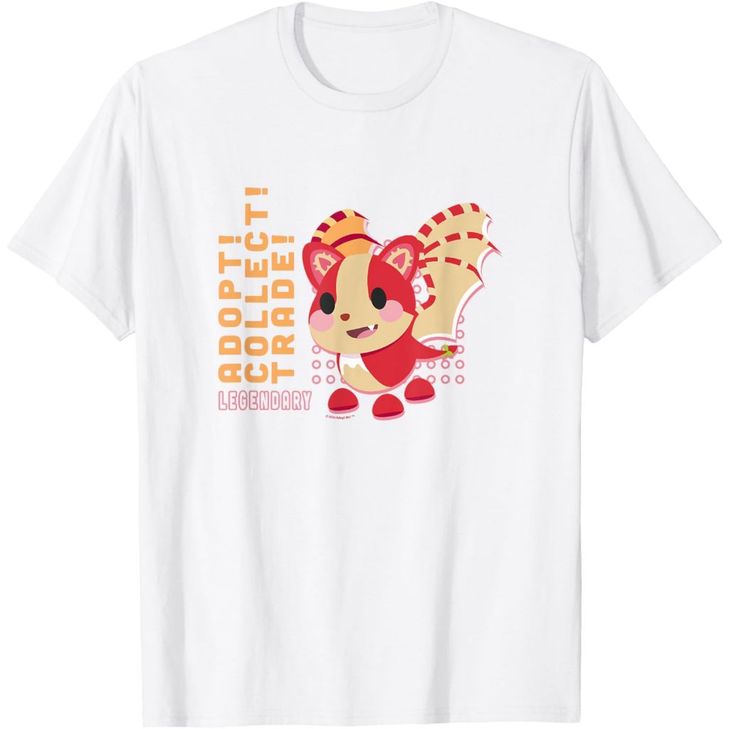 Baju Kaos Anak Adopt Me Adopt Collect Trade Legendary Strawberry Bat T-Shirt Pakaian Atasan Fashion 