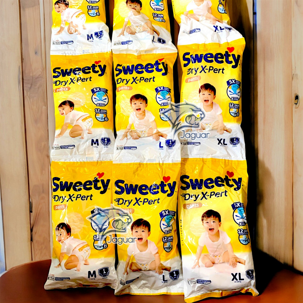 MINIPACK RENCENG SWEETY BRONZE PAMPERS/POPOK CELANA M/L/XL