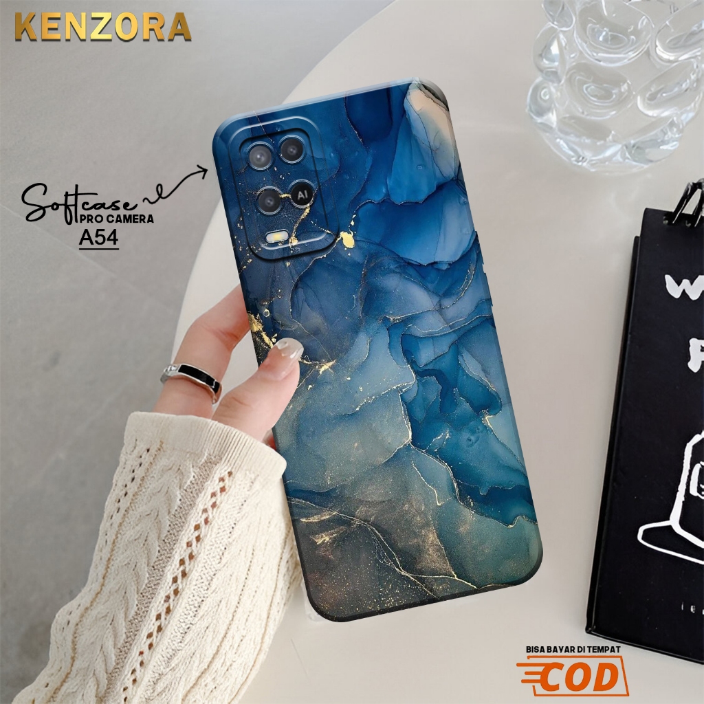 Soft case Hp OPPO A54 - KENZORA- Fashion Case Aesthetic - Silicon - Pelindung Belakang Handpone - Co