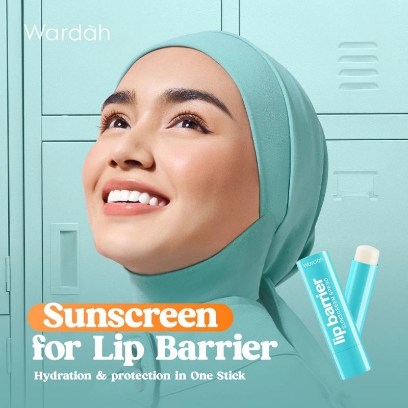 Wardah Lip Barrier Sunscreen SPF30 4gr - Sunscreen lip wardah