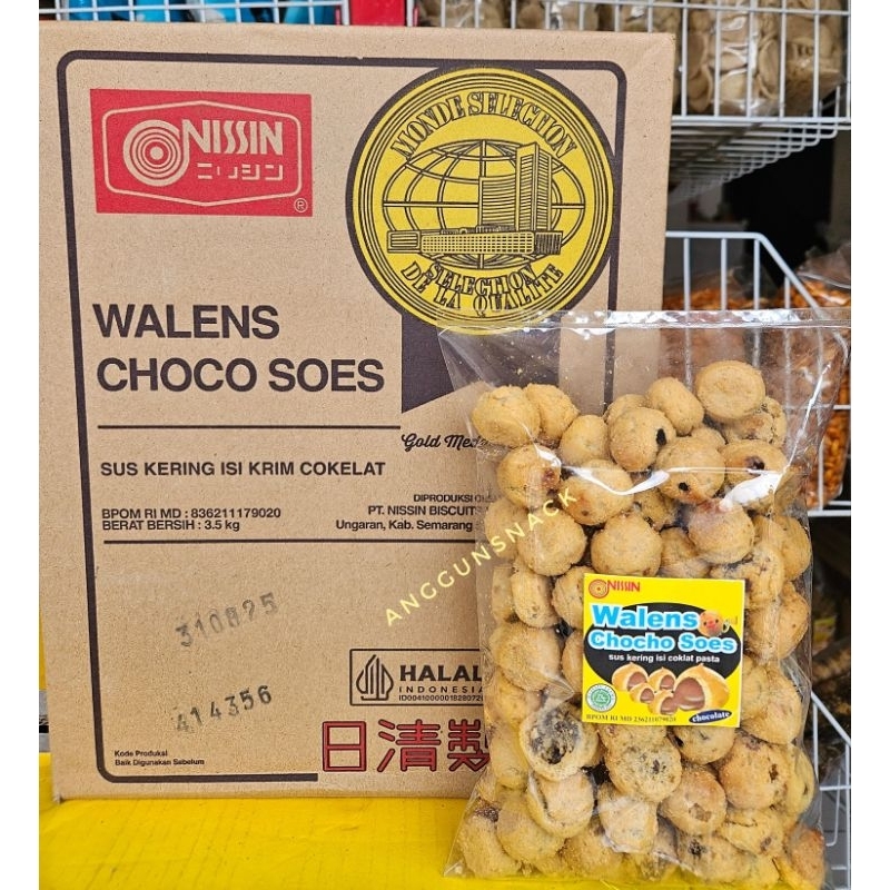 

soes coklat /soes kering isi coklat /walens soes coklat