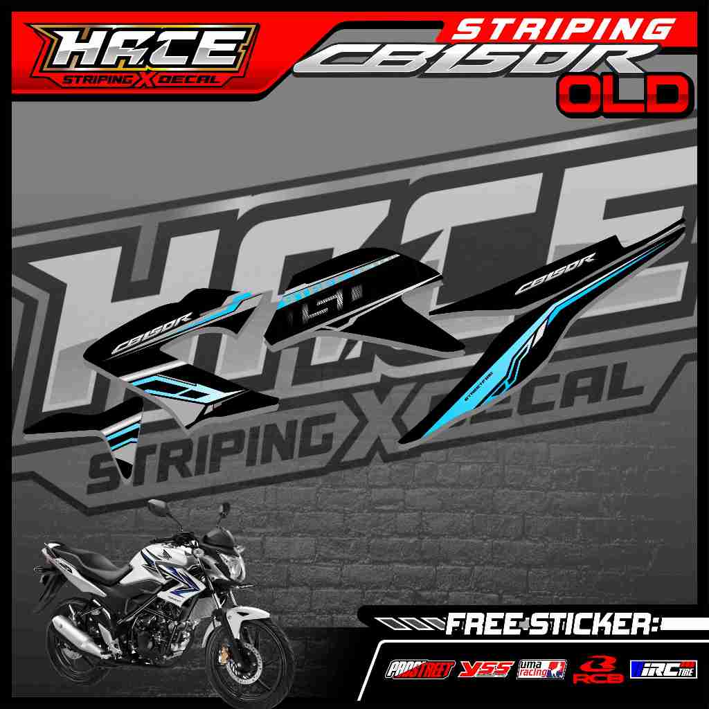 759 STRIPING STICKER CB 150R OLD - STRIPING STICKER CB 150R OLD SIMPLE LIST