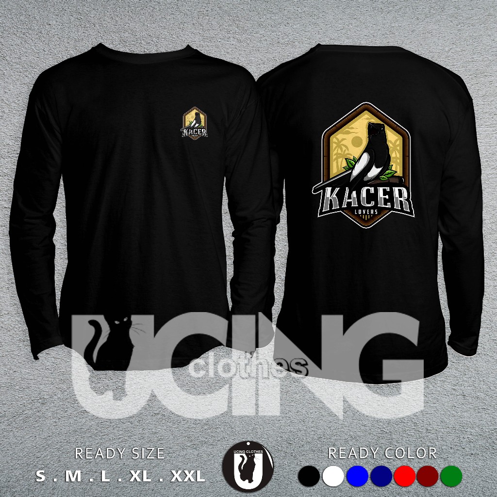 Kaos Baju Burung Kacer Lover Kicau Mania Lengan Panjang Kaos Distro