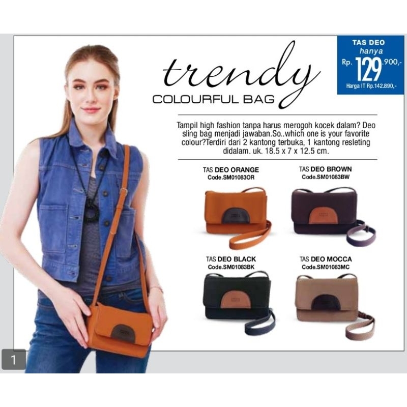 TAS DEO SHEENA MARVIN TAS SELEMPANG WANITA