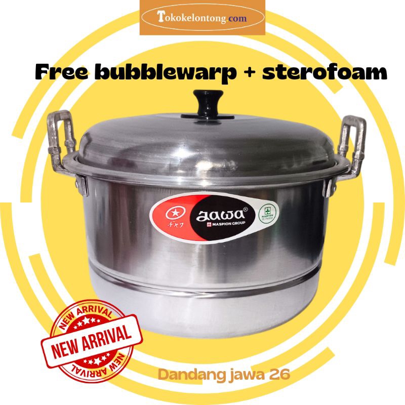 Panci jawa ukuran 26/dandang kukusan maspion 26/kukusan nasi