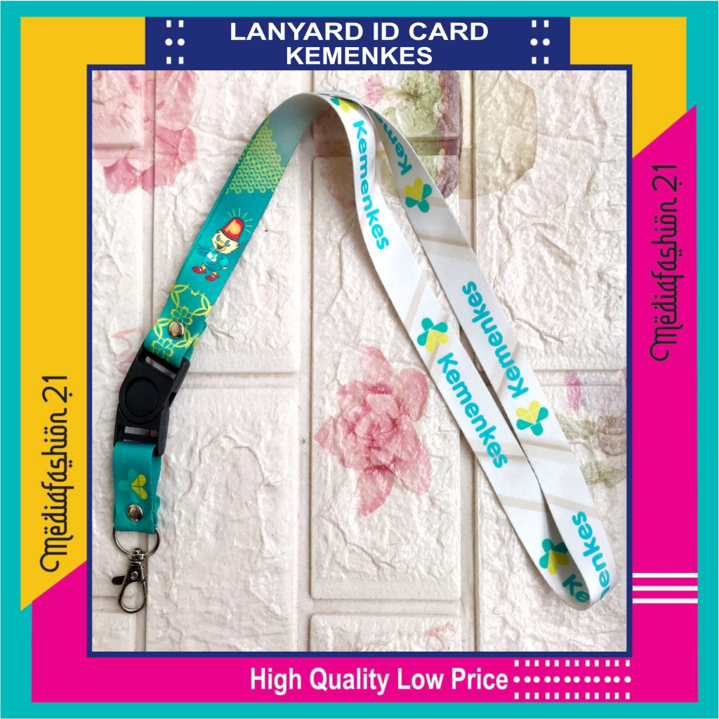 Lanyard Tali Gantungan ID Card KEMENKES BARU (KEMENTERIAN KESEHATAN)