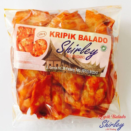 

Keripik Balado 500gr Shirley/ Sanjai Balado