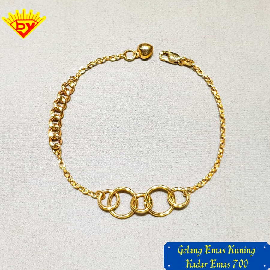 Gelang Rantai Emas Kadar Emas 700