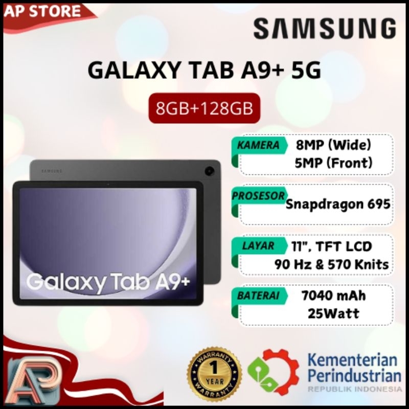 Samsung Galaxy Tab A9+ 5G [8GB/128GB] - Garansi Resmi