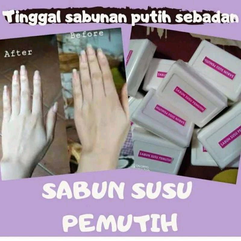SABUN SUSU PEMUTIH / SABUN PENCERAH BADAN / SABUN PEMUTIH BADAN