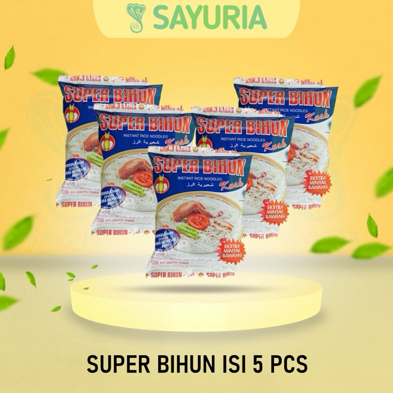 

Super Bihun Kuah 55 Gram Isi 5 Pcs