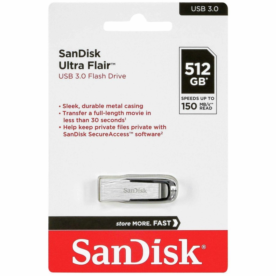 Flashdisk Sandisk 512 GB Ultra Flair USB 3.0 Flash Drive Sandisk 512GB CZ73
