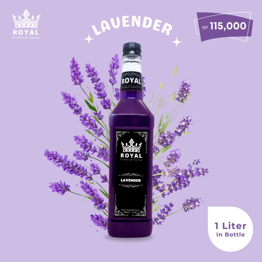 

Royal Lavender Syrup - Sirup Lavender (Premium Quality)