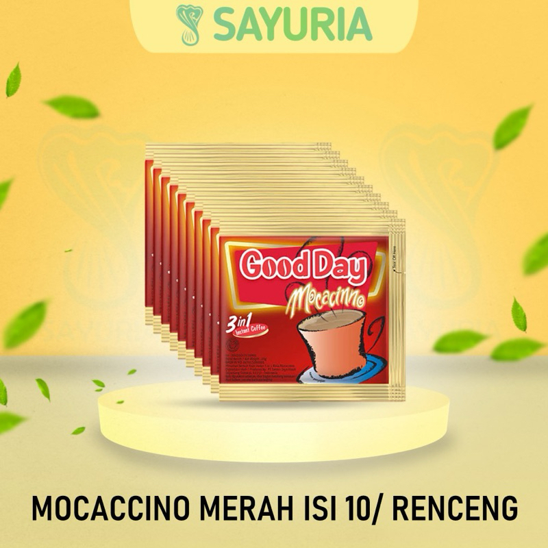 

GOOD DAY MOCACINO 3 in 1 1 Renceng ( 10 x 20 Gram)