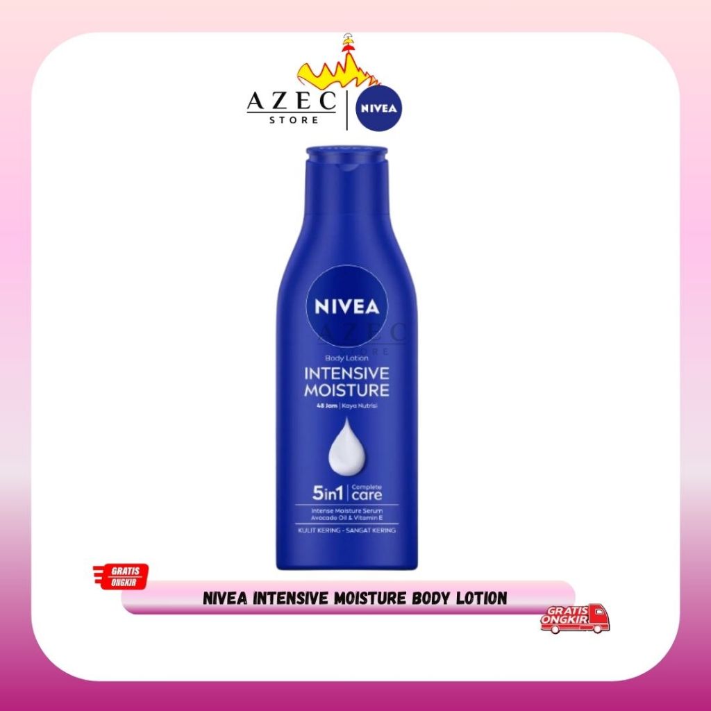 Nivea Intensive Moisture Body Lotion - Untuk Kulit Sangat Kering