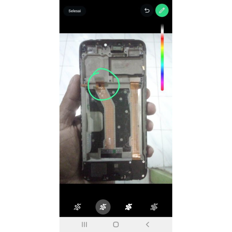 lcd vivo y81 original 100% copotan hp normal tested