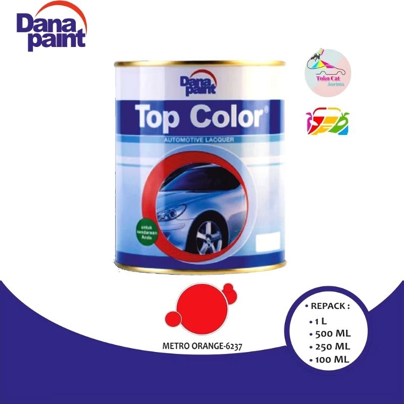 CAT DUCO METRO ORANGE-6237 CAT MOBIL TOP COLOR 1LITER REPACK