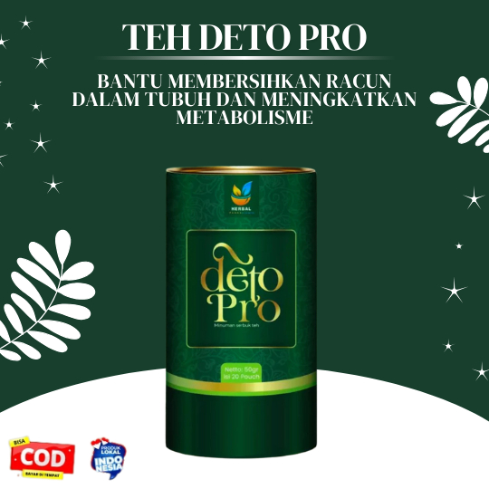 

Deto Pro Teh Celup Detox – Kombinasi Daun Bidara & Kelor untuk Menyokong Pencernaan&Pembakaran Lemak